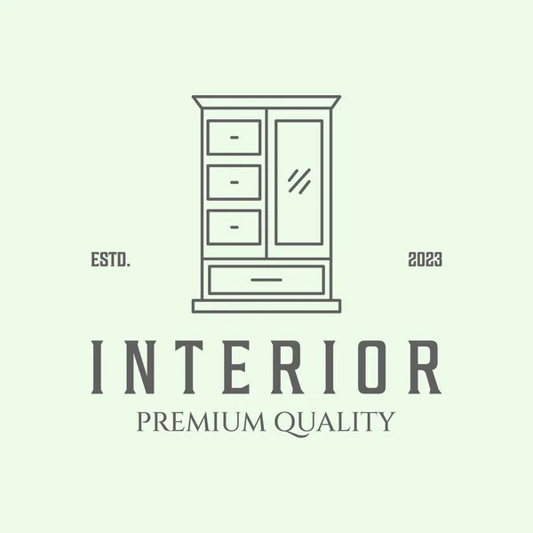 interior cabinet logo symbol icon line art graphic design illustration minimalist business