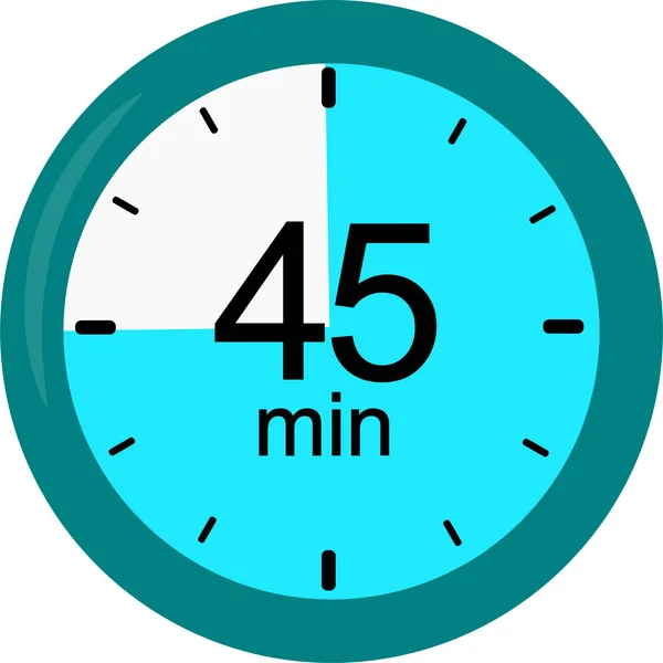 Reloj Minutos Gráficos Vectoriales — Vector de stock