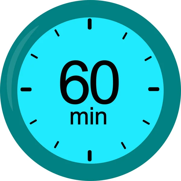 Horloge Minutes Graphiques Vectoriels — Image vectorielle