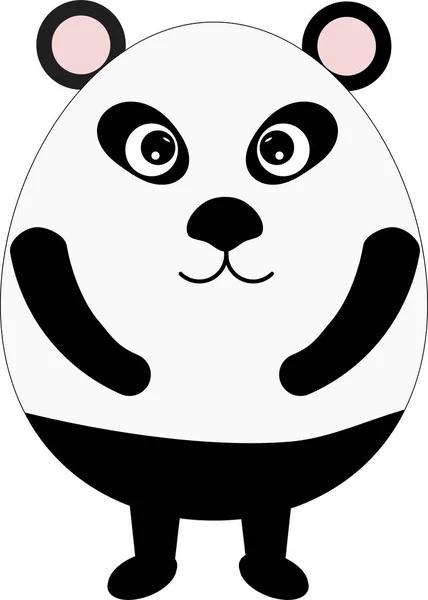 一只可爱的熊猫的图片 — 图库矢量图片