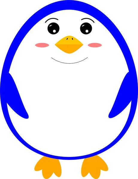 一个可爱企鹅的例子 — 图库矢量图片