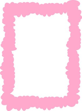 Düz kenarlı soyut çerçeve