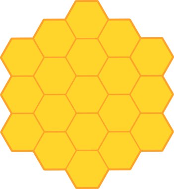 Bal peteği. Tatlım. Arı. Altıgen. Vektör. Kusursuz