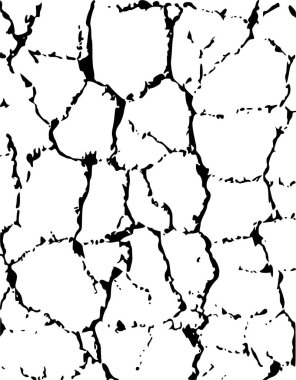 Çatlak görüntüsü. Doku. Vektör grafikleri