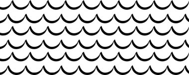 Bir deniz dalgası resmi. vektör grafikleri