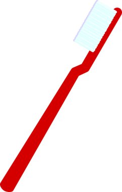 Kırmızı diş kalkanı. vektör grafikleri