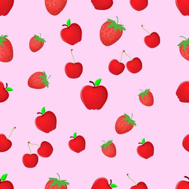 Meyvesiz, dikişsiz desen. Vektör grafikleri