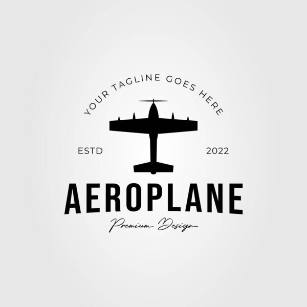 обучение самолет или самолет или самолет логотип векторной иллюстрации дизайн