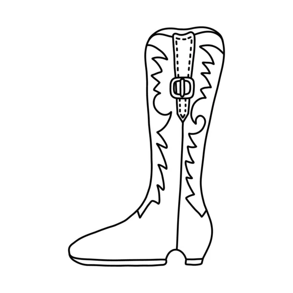 Cowboy boots sketch Stock vektorok, Cowboy boots sketch Jogdíjmentes  illusztrációk | Depositphotos