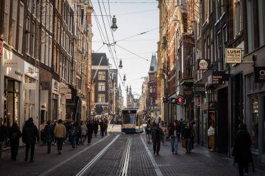 Amsterdam caddelerinde 3 - Hollanda