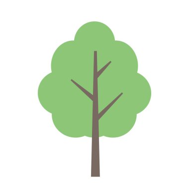 Yumuşak bir ağacın basit bir çizimi