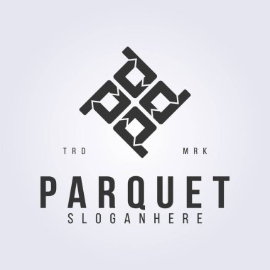 Parke logosunun P parolası vektör illüstrasyon tasarımı