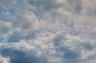 Fırtına bulutu yakın çekim, iç bulut, gökyüzündeki bulut yapısı