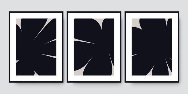 Affiches Abstraites Minimales Décor Art Mural Moderne Mode Design Couverture — Image vectorielle