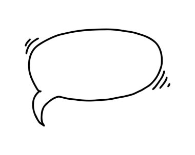 Konuşma balonu. Çizgi roman pop ve balon düşünün metin, sohbet çerçeve ve çizim bulutu ile. Vektör izole illüstrasyonu.