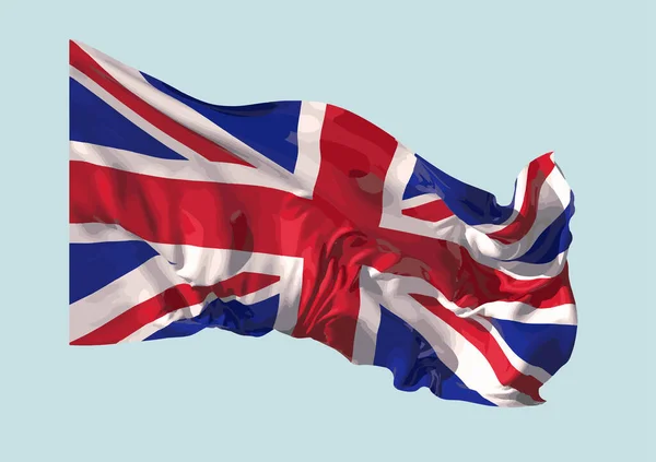 Ένα Από Κρατικά Σύμβολα Της Σύγχρονης Πολιτείας Του Ηνωμένου Βασιλείου — Διανυσματικό Αρχείο