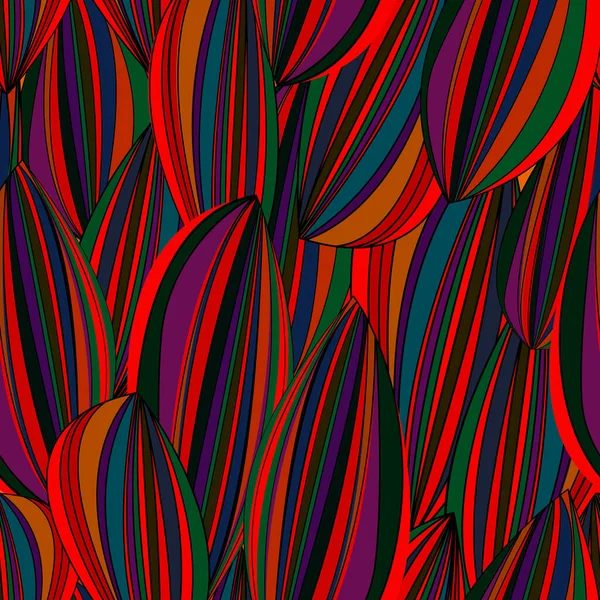 Patrón Color Abstracto Sin Costuras Con Imagen Líneas Onduladas Para — Vector de stock