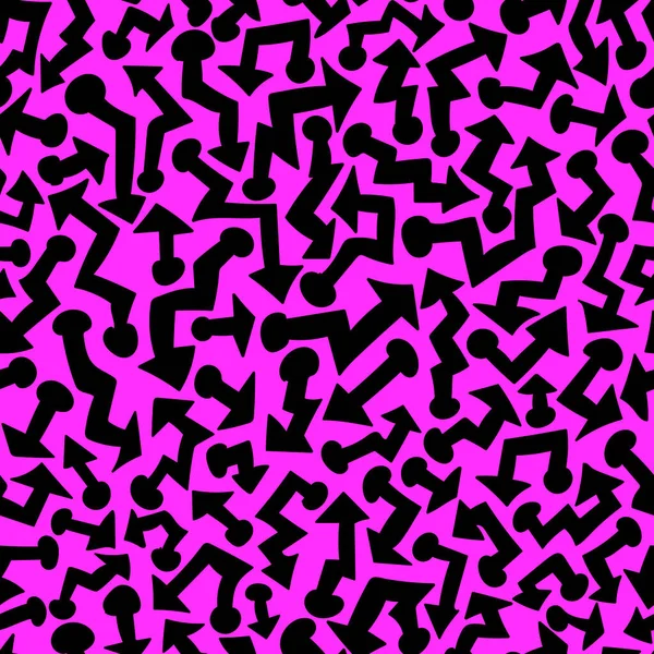 Безшовний Візерунок Фіолетовому Тоні Абстрактних Стрілок Друку Тканинах Шпалерах Обкладинках — стоковий вектор