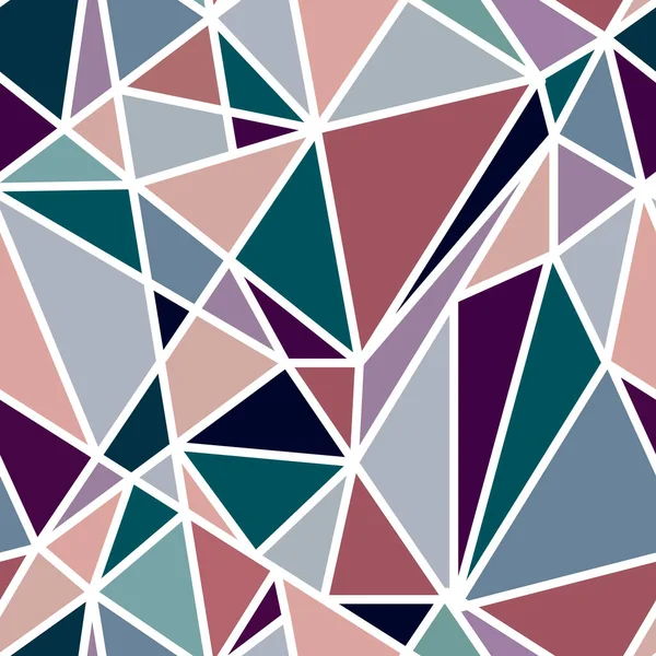 Motif Abstrait Sans Couture Formes Triangulaires Différentes Couleurs Pour Les — Image vectorielle