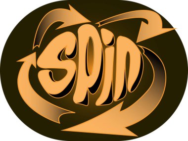 Okla dönüş işareti. Vektör illüstrasyonu, etiketlerin, logotların, etiketlerin ve gece ve daimi kulüplerin tasarımı için 10 Pound.