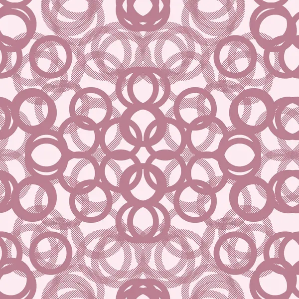 Nahtloses Muster Mit Handgezeichneten Kreisen Vektor Illustration Für Ihr Design — Stockvektor