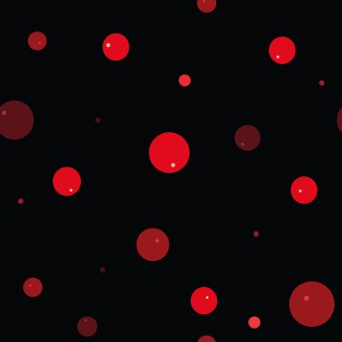 Siyah arka planda çeşitli tonlarda kırmızı şerit. Kusursuz desen. Vektör çizimi. İç tasarım ve çalışmalarınızın yanı sıra kumaşlar, duvar kağıtları ve yüzey dolguları üzerindeki baskılar için