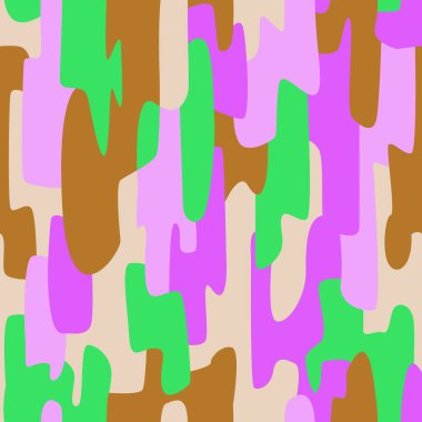 Kamuflaj renkli desen arka planı. Kumaşlar, duvar kağıtları, kapaklar ve yüzey dolguları oluşturmak için kusursuz bir arkaplan