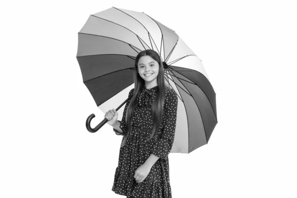 Rainy Weather Forecast Back School Fall Fashion Accessory Stylish Teen — Stock Photo, Image