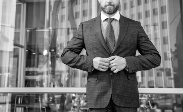 Business Success Successful Man Businesslike Suit Manager Executive Office Male — Stock Photo, Image
