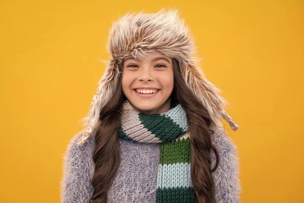 Winter Hat Cold Season Concept Winter Fashion Accessory Children Teen — 스톡 사진