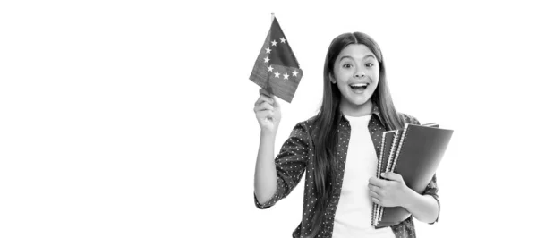 Chico Sorprendido Estudiar Extranjero Viajar Aprender Idiomas Extranjeros Adolescente Chica — Foto de Stock