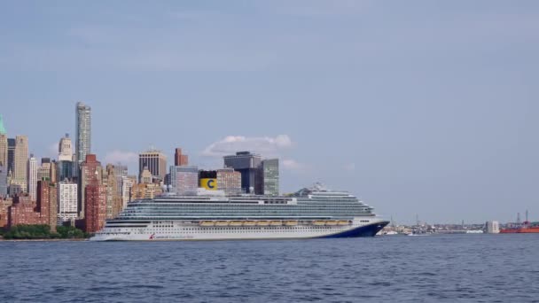 New York Abd Haziran 2023 New York Manhattan Yanındaki Venezia — Stok video