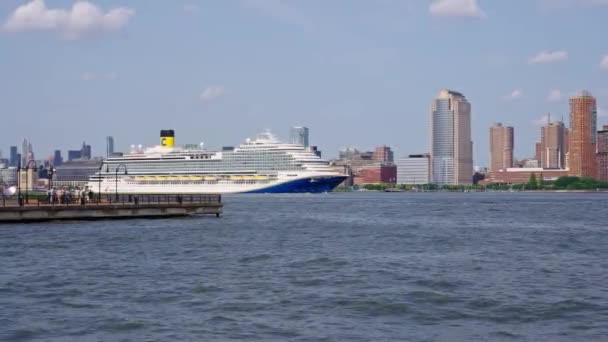 New York Abd Haziran 2023 New York Manhattan Yanındaki Venezia — Stok video