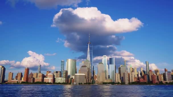 Манхеттен Нью Йорк Міський Пейзаж Нью Йорк Час Нью Йорку — стокове відео