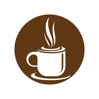Kahve fincanı logo resimleri çizimi tasarımı