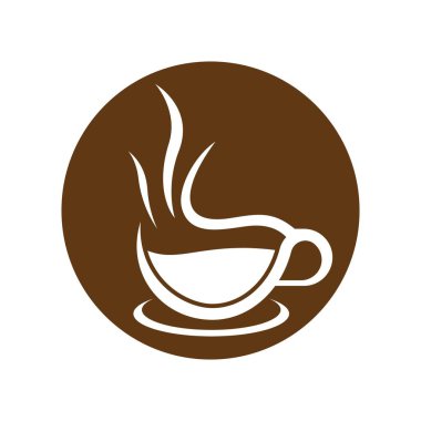 Kahve fincanı logo resimleri çizimi tasarımı