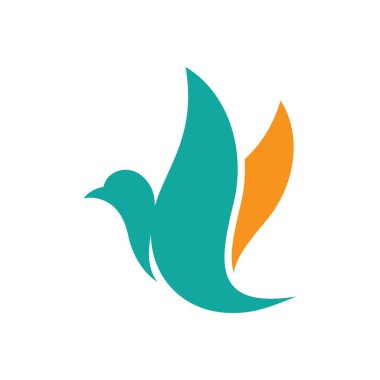 Kuş logosu resimleme tasarımı