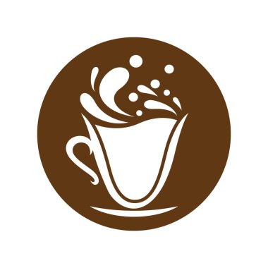 Kahve fincanı logo resimleri çizimi tasarımı
