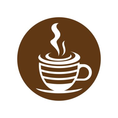 Kahve fincanı logo resimleri çizimi tasarımı