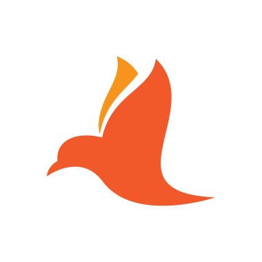 Kuş logosu resimleme tasarımı