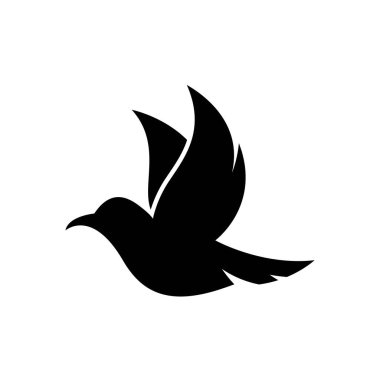 Kuş logosu resimleme tasarımı