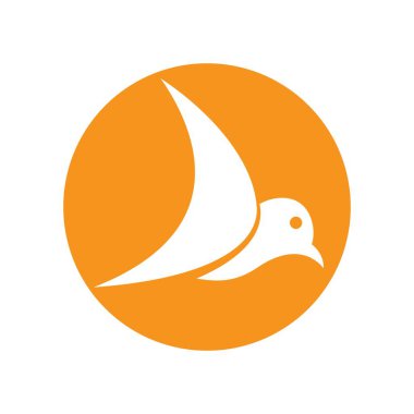 Kuş logosu resimleme tasarımı
