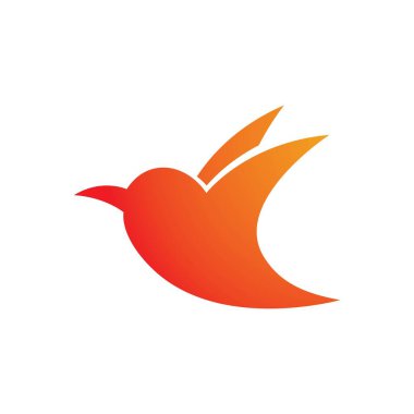 Kuş logosu resimleme tasarımı