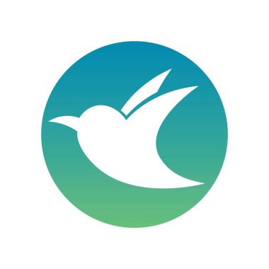 Kuş logosu resimleme tasarımı
