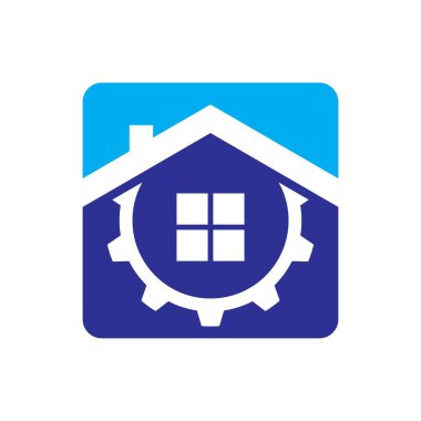 House repair logo images illustration design