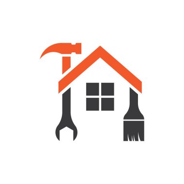 House repair logo images illustration design