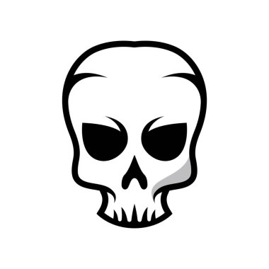 Skull logo images illustration design