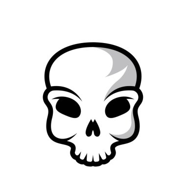 Skull logo images illustration design