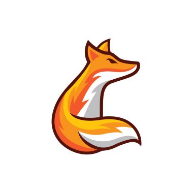 Fox logo images illustration design