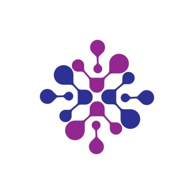 Molekül logo resimleri çizimi tasarımı